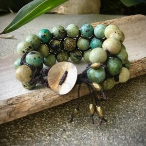 African Turquoise Bracelet